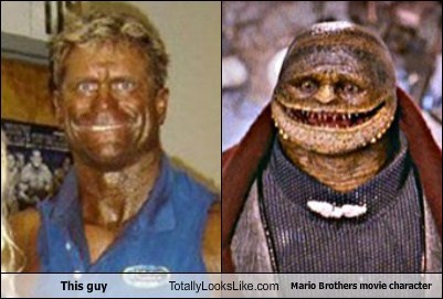 This Guy Totally Looks Like Mario Brothers Goomba