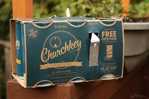 Beer Can of the Week: Church Key Finally Beer That Comes WIth its Own Key