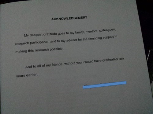 Doing Research Acknowledgements Right