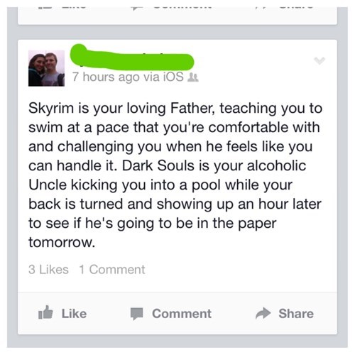 The Difference Between Skyrim and Dark Souls