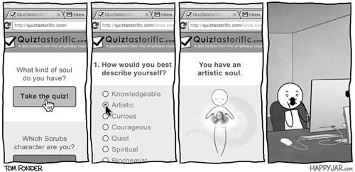Basically What All Quizzes on the Internet Are