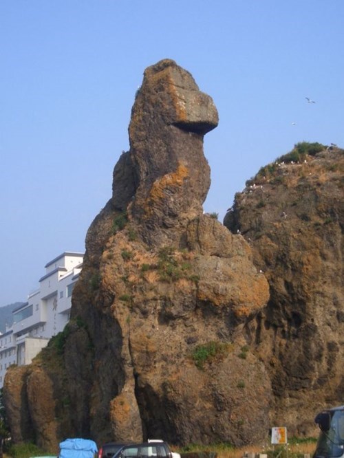 For Reasons That Won't Surprise, This is Called "Godzilla Rock" by the Locals