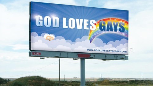 God Bought a Billboard in Topeka, KS Just to Troll the Westboro Baptist Church