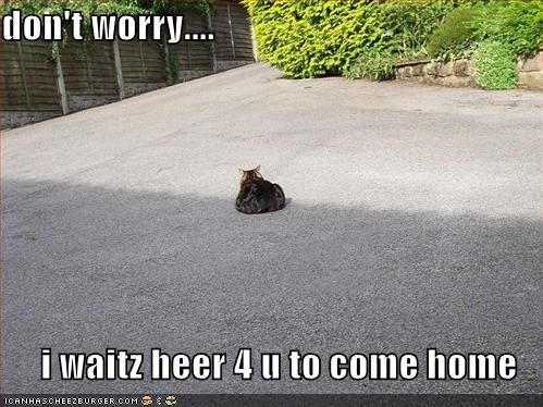 don't worry....  i waitz heer 4 u to come home