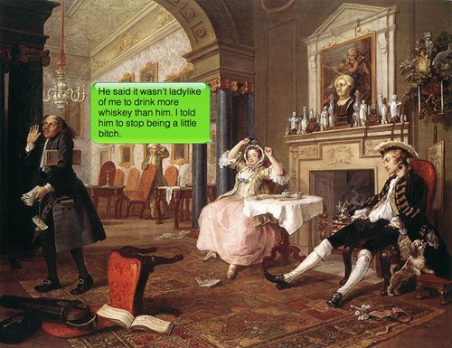 If Classical Paintings Could Text, They Would Get Real Catty