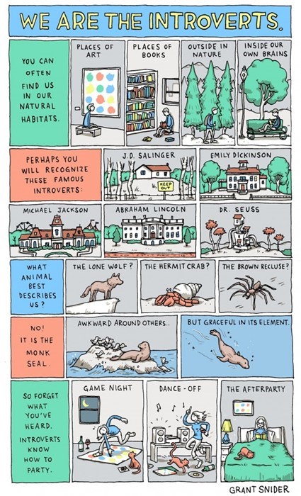 A Comic Explaining the World of the Introverts