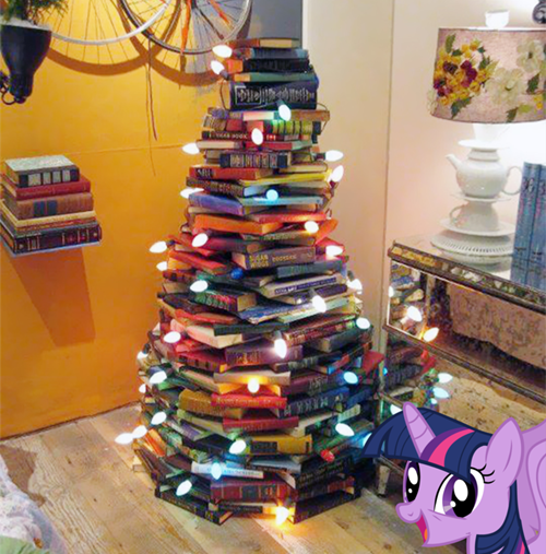 christmas,christmas tree,twilight sparkle,books