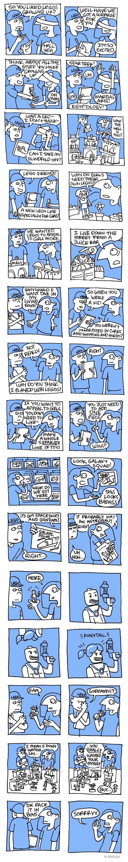 gender issues,legos,web comics