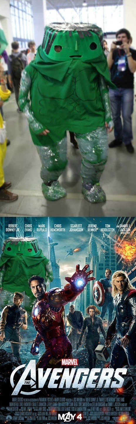 geeky cosplay terrible hulk