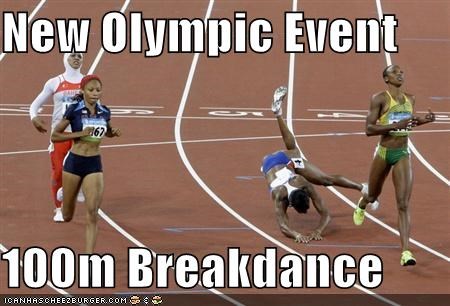 New Olympic Event  100m Breakdance
