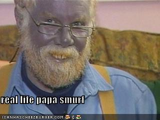 real life smurf