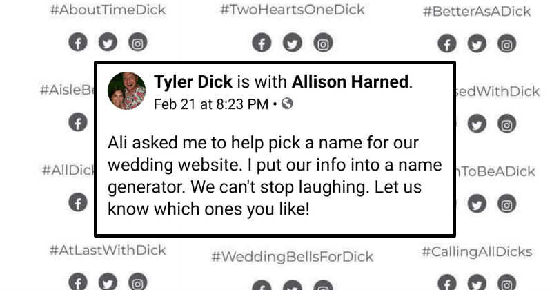 Couple S Wedding Hashtag Generator Is A Cornucopia Of Double