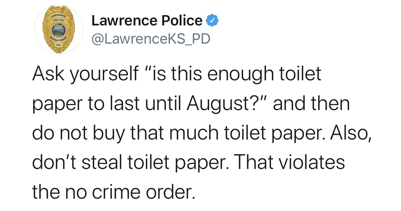 [Image: funny-tweets-from-the-lawrence-kansas-pd...s-response]