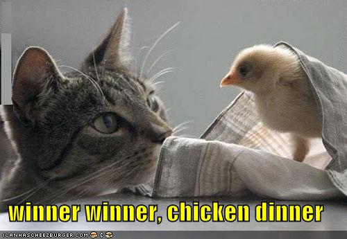 winner winner, chicken dinner - Cheezburger - Funny Memes ...