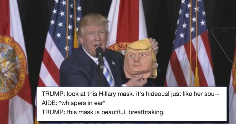 Donald Trump and His Mask Got a Huge Reaction From Twitter - Memebase
