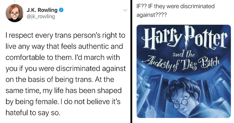 Jk Rowling Under Fire For Transphobic Tweets Memebase Funny Memes