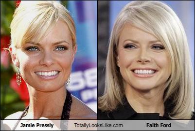 Jamie Pressly Totally Looks Like Faith Ford - Cheezburger - Funny Memes ...