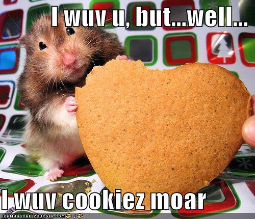 I Wuv U But Well I Wuv Cookiez Moar Cheezburger Funny Memes