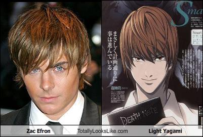 Zac Efron Totally Looks Like Light Yagami - Cheezburger - Funny Memes ...