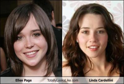 Ellen Page Totally Looks Like Linda Cardellini - Cheezburger - Funny ...