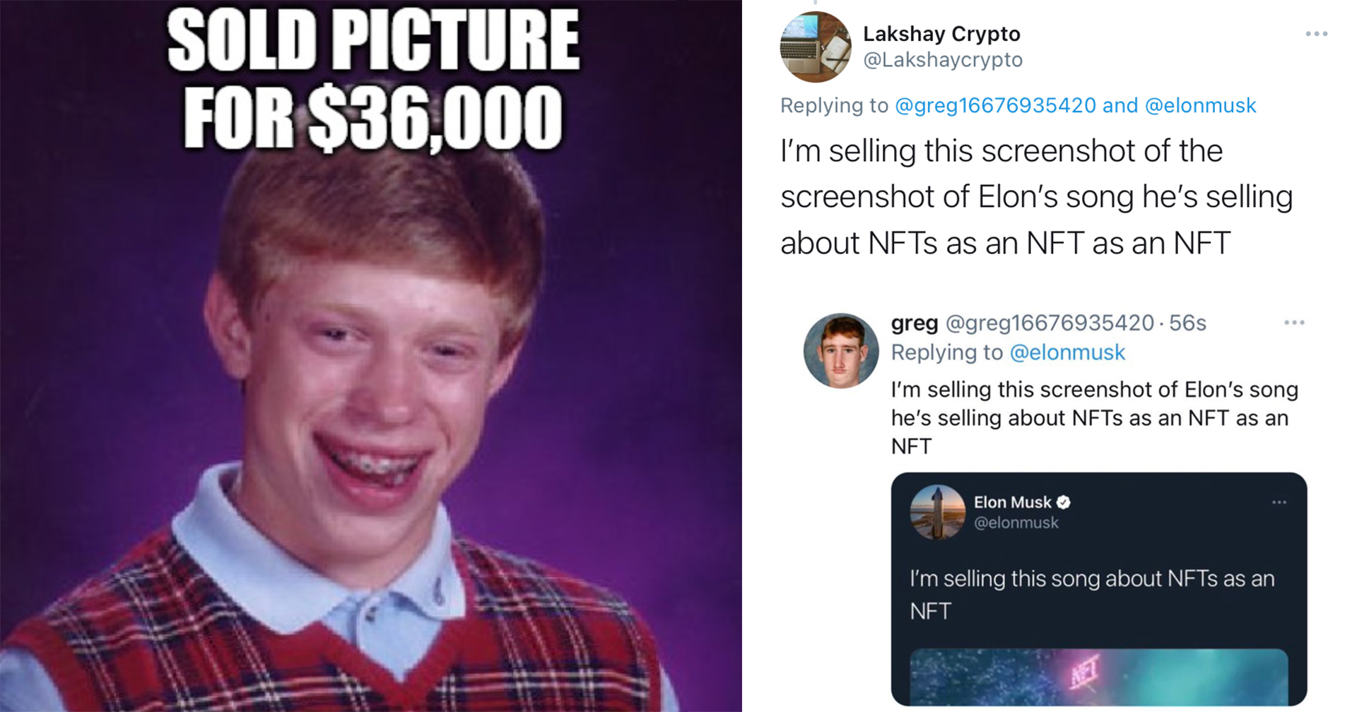 20 Tweets On NFTs & The Unstoppable Crypto Art Craze - Memebase - funny