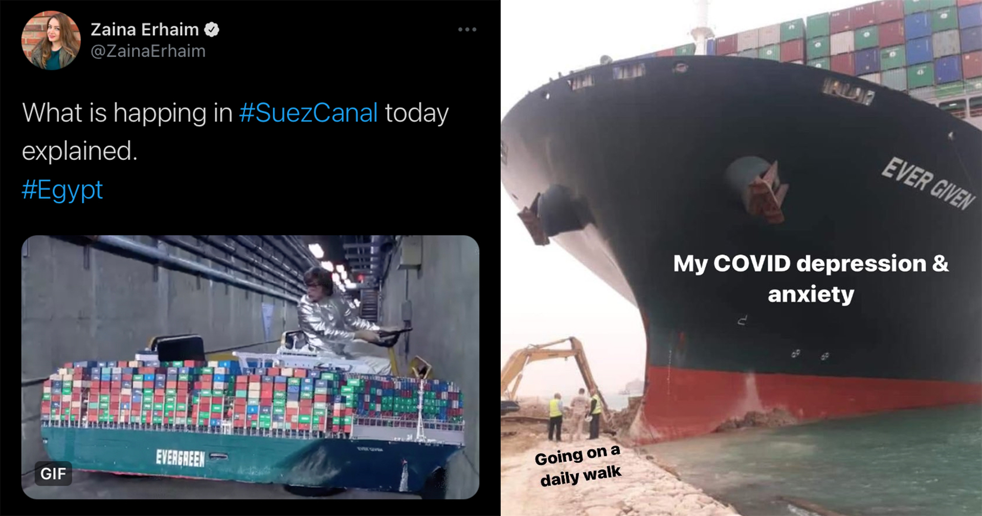 The Suez Canal Jam Is Twitter's New Favorite Relatable Meme - Memebase