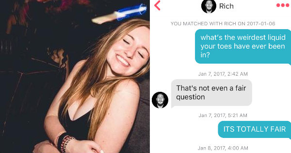 18 Tinder Messages That Went From 0 To 100, Real Quick