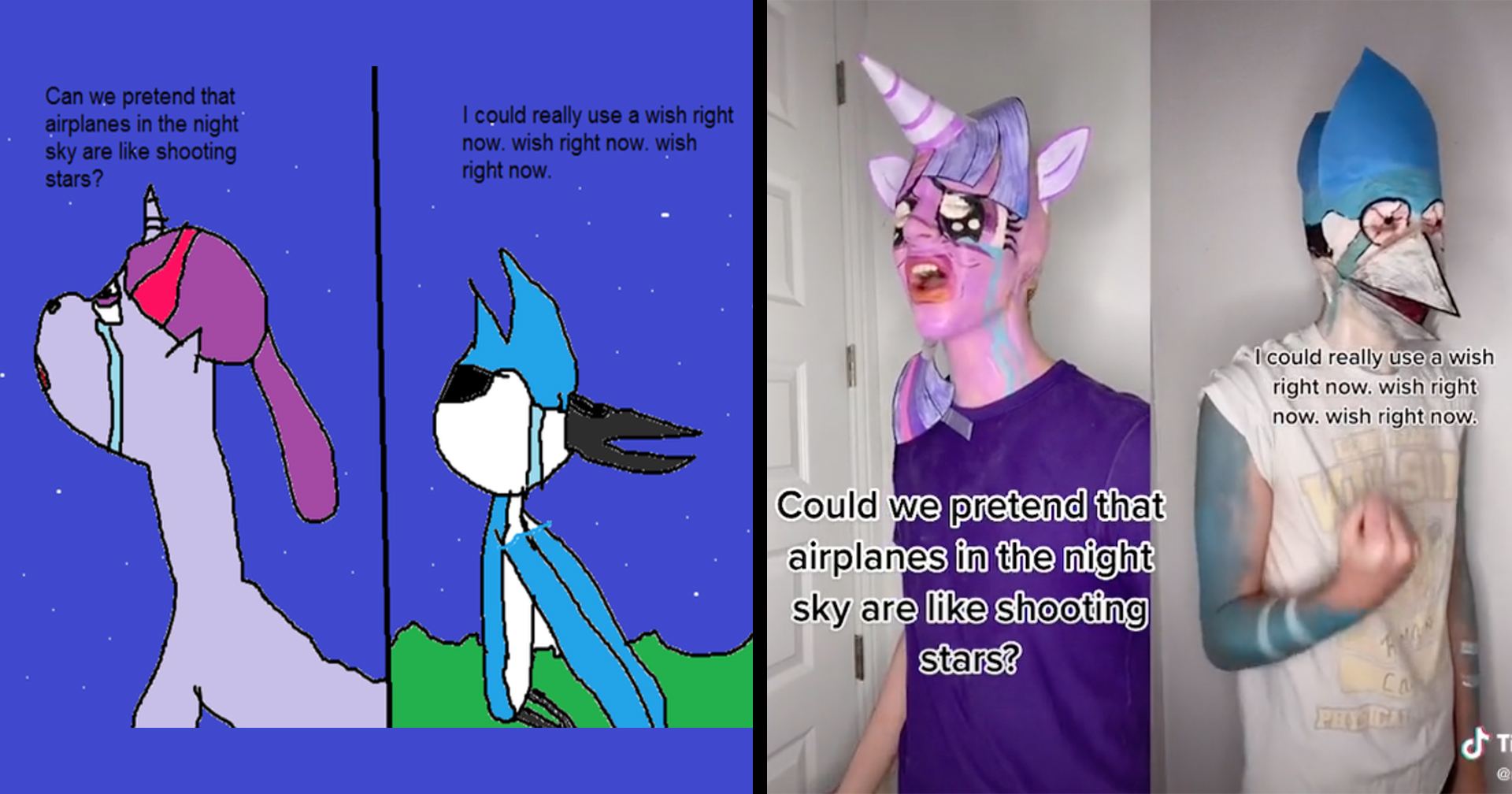 regular show mordecai memes