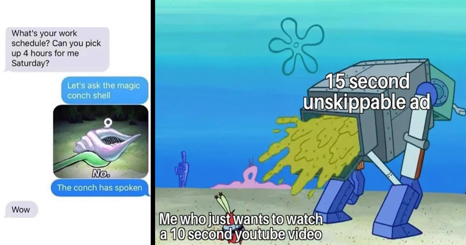 spongebob meme dont you squidward