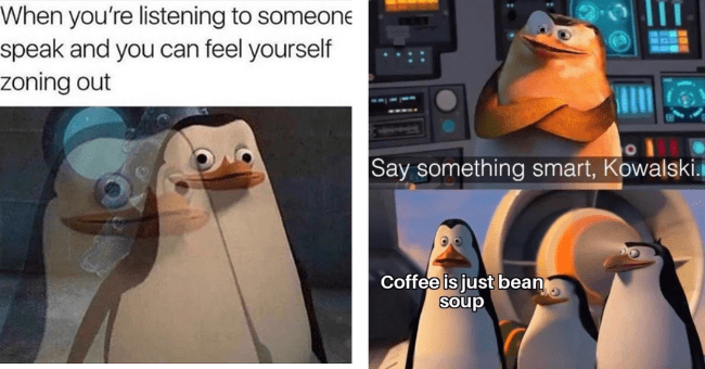 Slide Into The Week With Some Funny Penguin Memes Smile And Happy