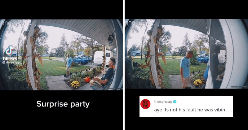 Man Ruins Dad's Surprise Party, Gets Caught On Camera - Memebase - Funny  Memes