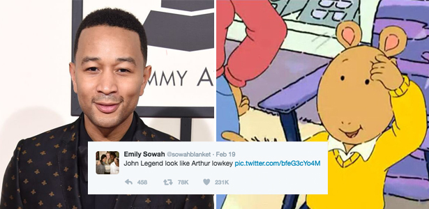 The World Just Realized John Legend Looks Like Arthur, The Cartoon