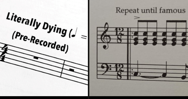 Weird And Wild Music Notation That Brings The Unexpected - Memebase - Funny  Memes