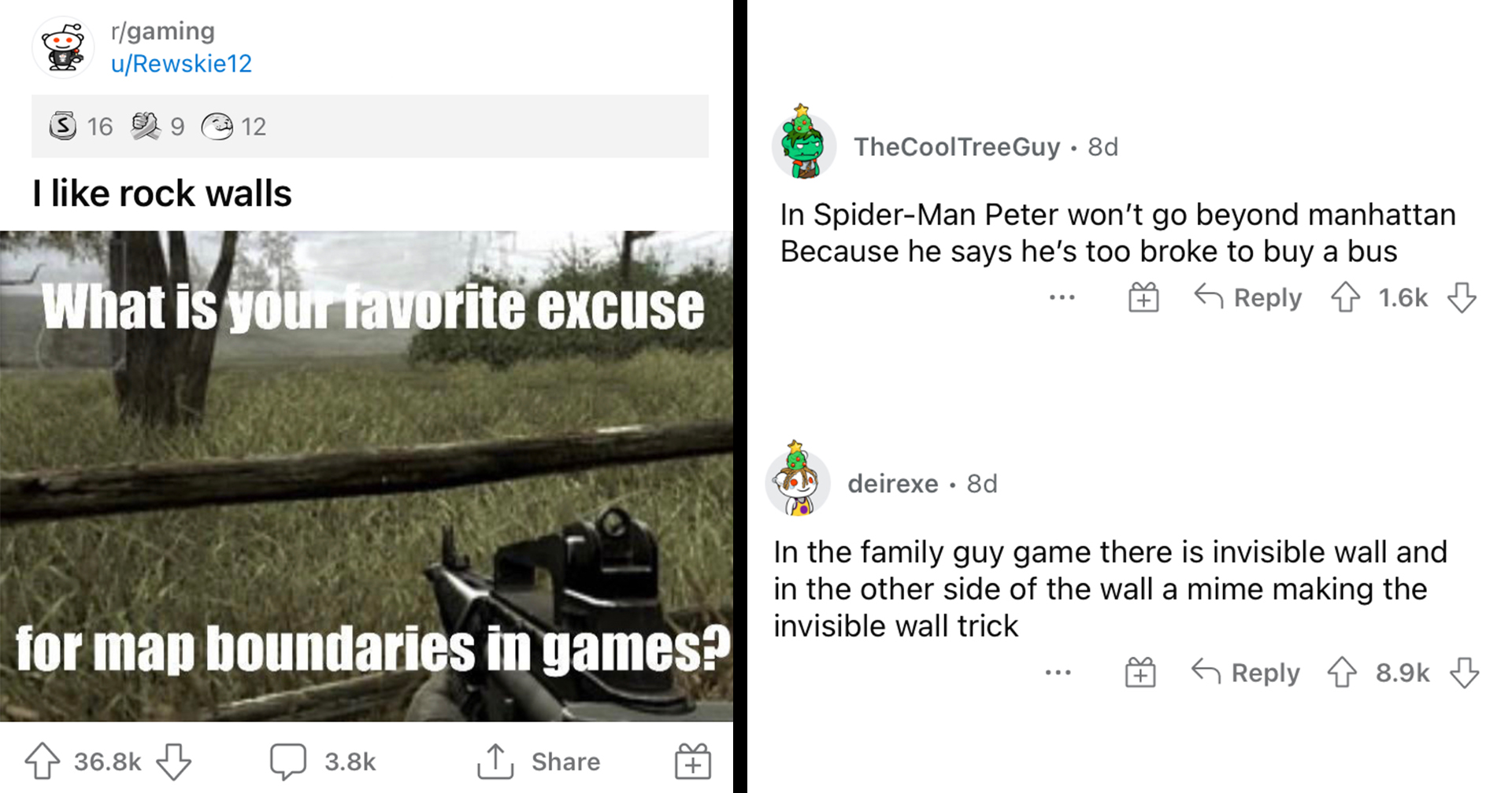 Gamers Share Their Favorite Excuses For Map Boundaries in Video Games -  Memebase - Funny Memes