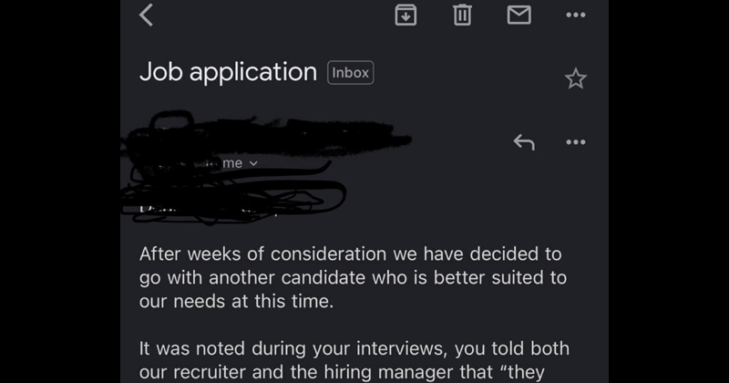 Amusing Job Rejection Highlights Everything Wrong With Common Hiring Practices Memebase 0341
