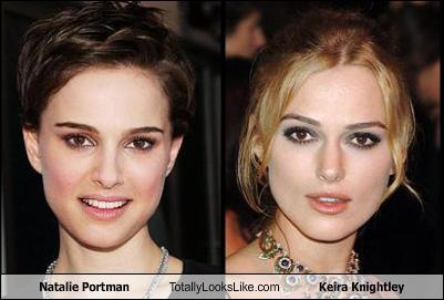 Natalie Portman Totally Looks Like Keira Knightley ...