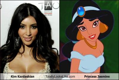 Kim Kardashian Totally Looks Like Princess Jasmine Cheezburger Funny Memes Funny Pictures