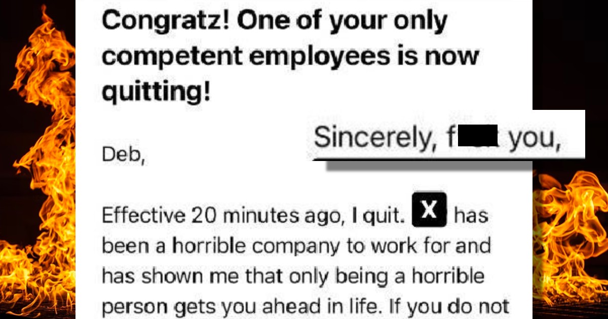 Employee Fires Savagely Devastating Email At Boss After Quitting Mid ...