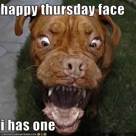 happy thursday face i has one - Cheezburger - Funny Memes ...