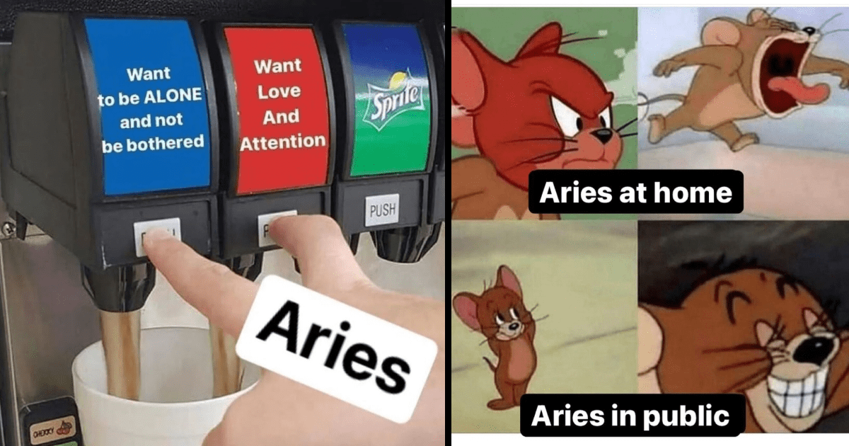 Boisterous Aries Season Memes To Entice Our Inner Ram - Memebase - Funny  Memes