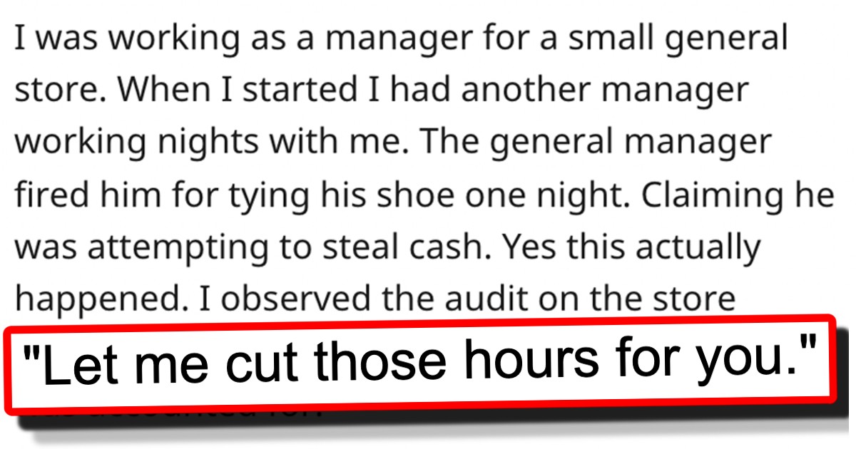 Manager Told to Cut Hours to Impossible Amount, 