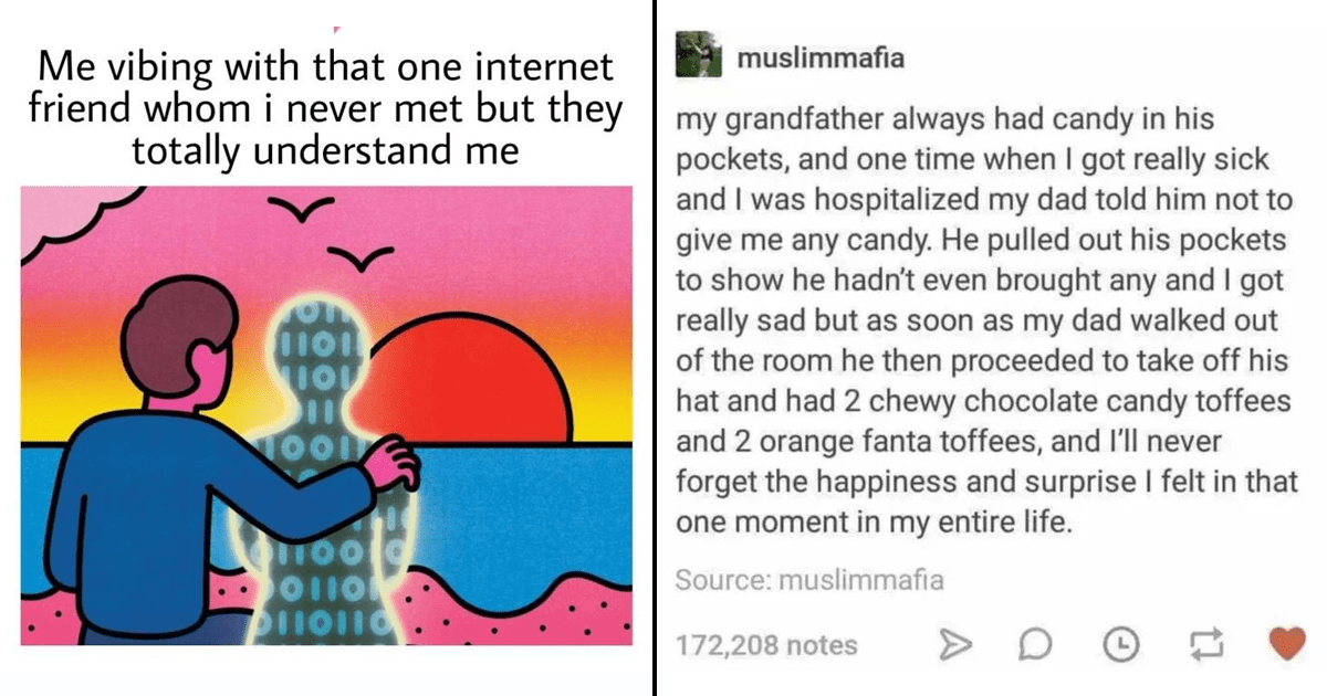 Internet friends being wholesome : r/wholesomememes