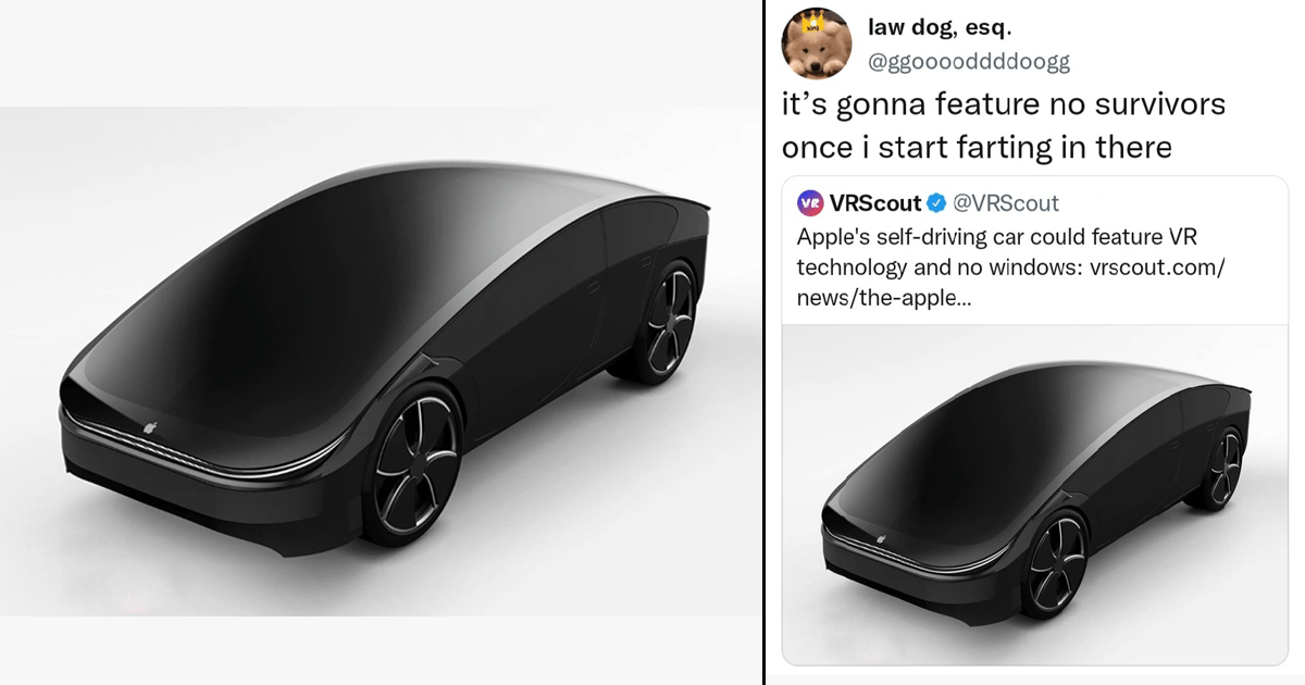 Apple Fails To Impress After Revealing Self-Driving Car Design - Memebase -  Funny Memes