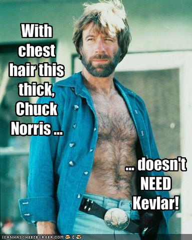 With Chest Hair This Thick Chuck Norris Cheezburger Funny