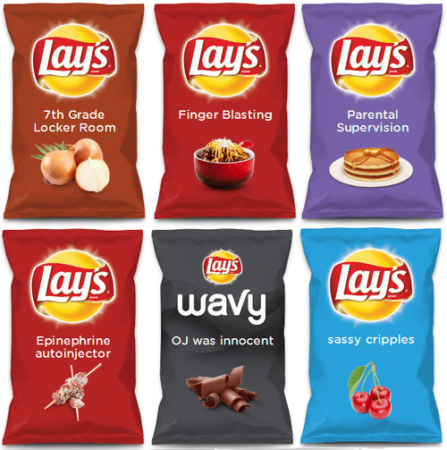 Lay's 'Do Us a Flavor' Campaign Lets People Create Their Own Flavors, And  It Goes Exactly as Expected - Memebase - Funny Memes