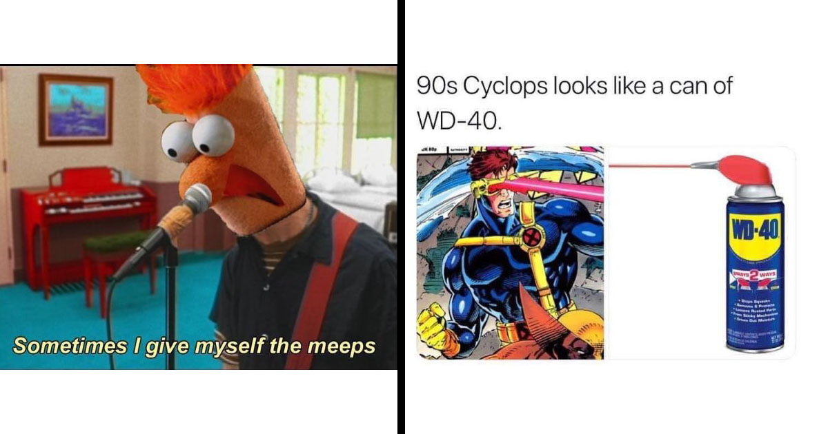 beaker muppet meme