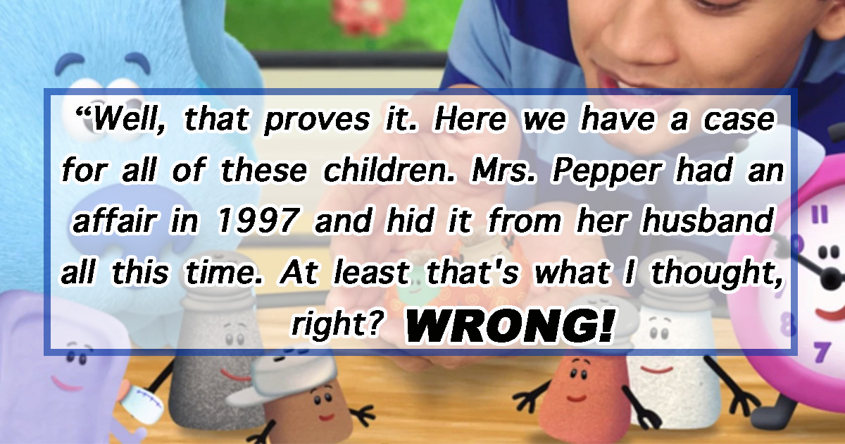 Internet Accuses Mrs. Pepper from 'Blue's Clues' of Cheating on Mr