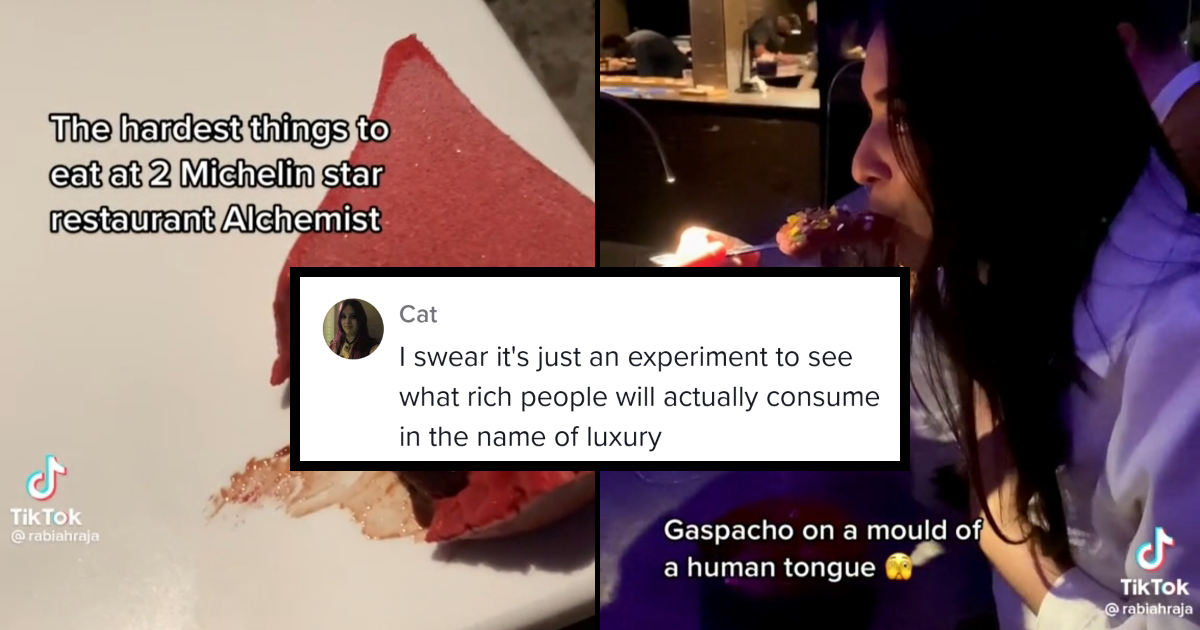 Luxury Diner Prompts Controversy by Showing off Gross Food at Michelin