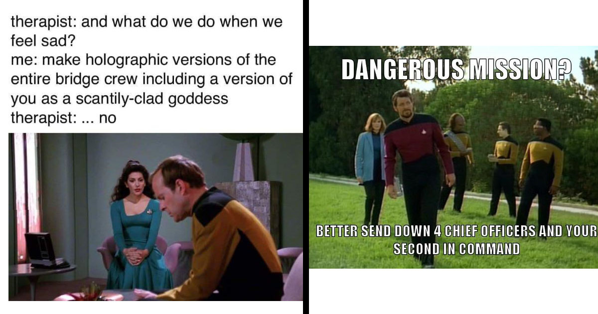 Star Trek Memes, I know this group is for meme's…but I had to share what  my kids got me for Christmas