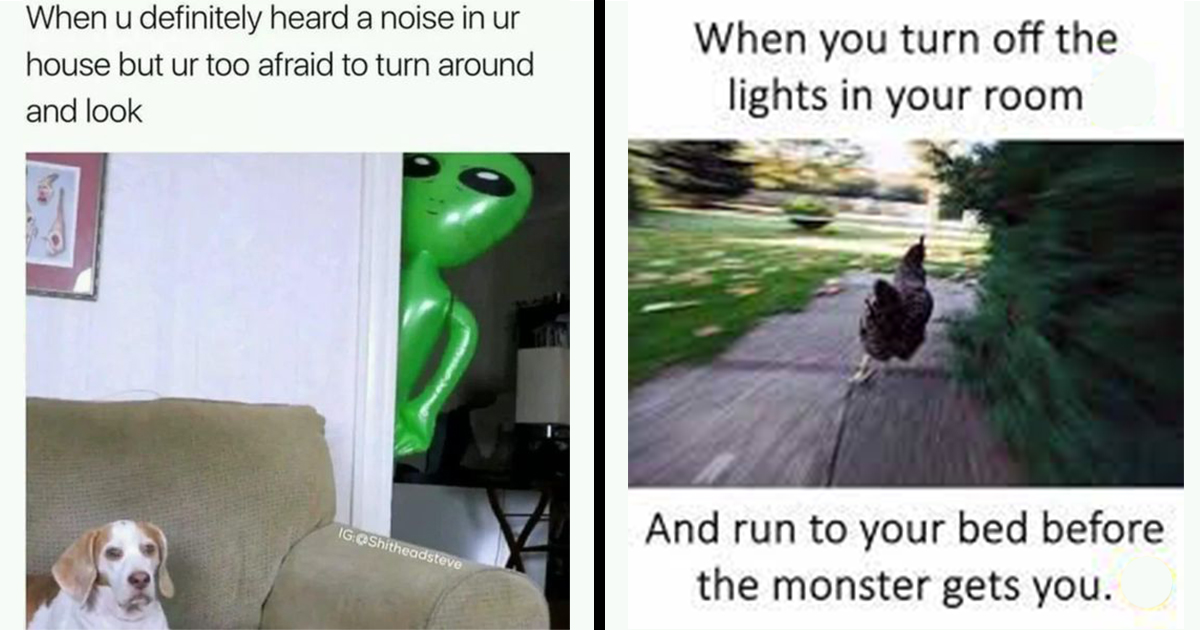scary meme ghost